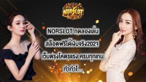 NORSLOT ทดลองเล่นสล็อตฟรีได้เงินจริง2021